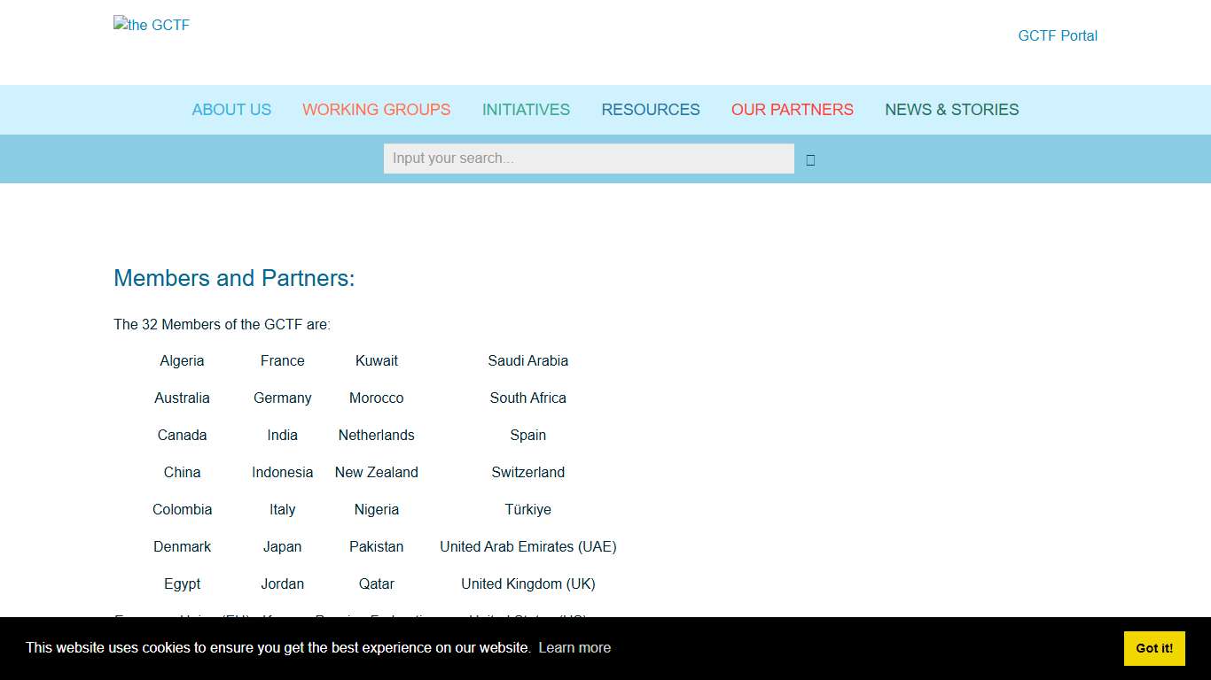 GCTF - Members and Partners